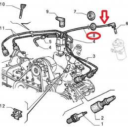 FIL ALLUMAGE BOBINE ALFA 33 - EPA30