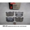 PLAQUETTES DE FREIN ARRIERE RENAULT 19 R19 CLIO 1 LUTECIA  - EPA30