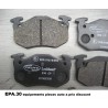 PLAQUETTES DE FREIN ARRIERE RENAULT 19 R19 CLIO 1 LUTECIA  - EPA30