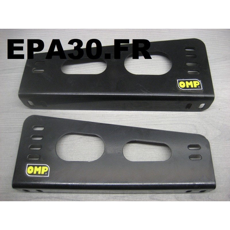 2 SUPPORTS ACIER NEUFS OMP DE SIEGE BAQUET - EPA30
