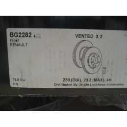 DISQUES DE FREIN AVANT RENAULT R11 R19 1 2 R21 R9 CLIO 1 2 KANGOO MEGANE 1 SUPER 5 THALIA 1 2 - EPA30