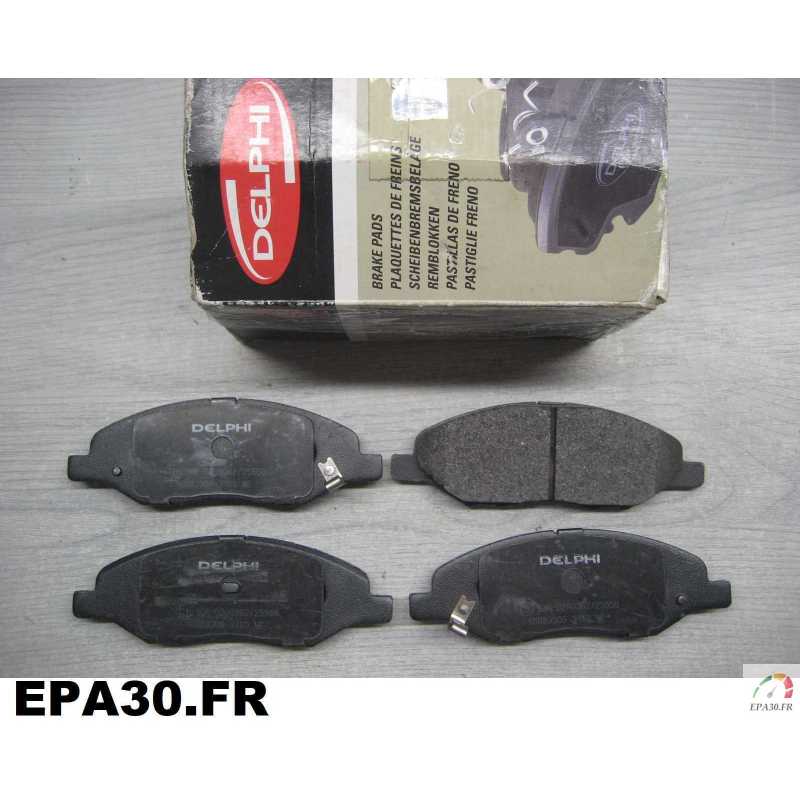JEU DE 4 PLAQUETTES DE FREIN AVANT NISSAN MICRA NOTE TIIDA - EPA30