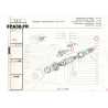 JOINT PIGNON TACHYMETRE SIMCA 1000 ET RALLYE 1 2 3 - 22443L - EPA30