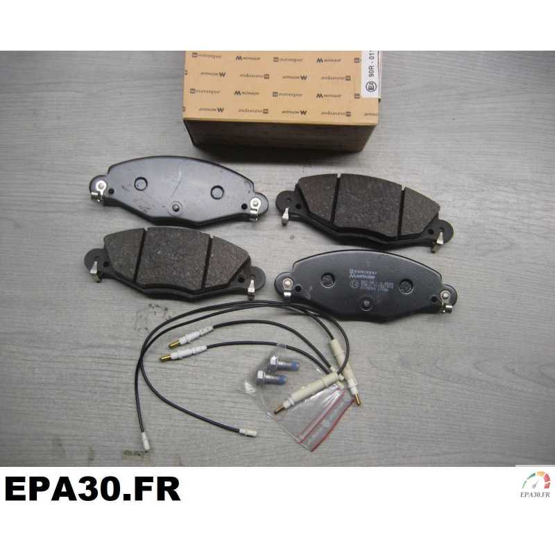 JEU DE 4 PLAQUETTES DE FREIN AVANT CITROEN C5 1 2 - EPA30