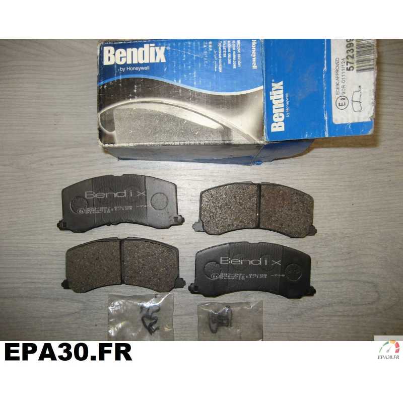 JEU DE 4 PLAQUETTES DE FREIN AVANT SUZUKI BALENO 07/95-01/97 - EPA30