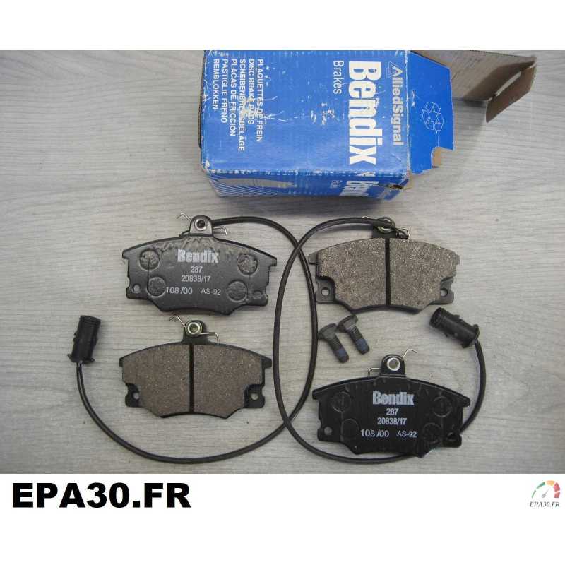 JEU DE 4 PLAQUETTES DE FREIN AVANT ALFA ROMEO 164 2.0 Twin Spark - EPA30