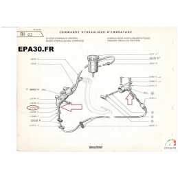 JOINT ETANCHEITE TUYAU HYDRAULIQUE SIMCA 1000 ET RALLYE 1 2 3 - EPA22502 - EPA30