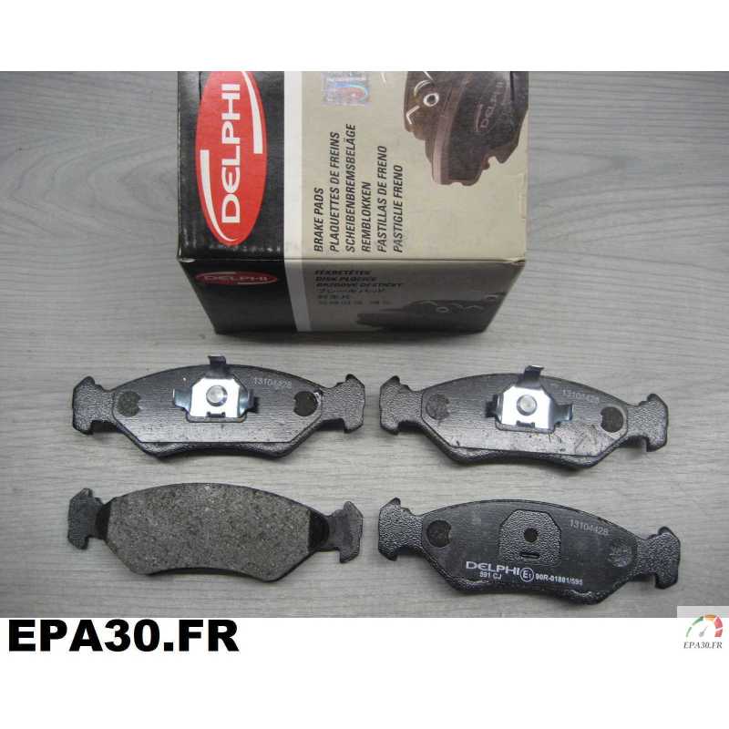PLAQUETTES DE FREIN AVANT FORD FIESTA 3 sans SYSTÈME ANTI-BLOCAGE de 03/89-12/95 - EPA30