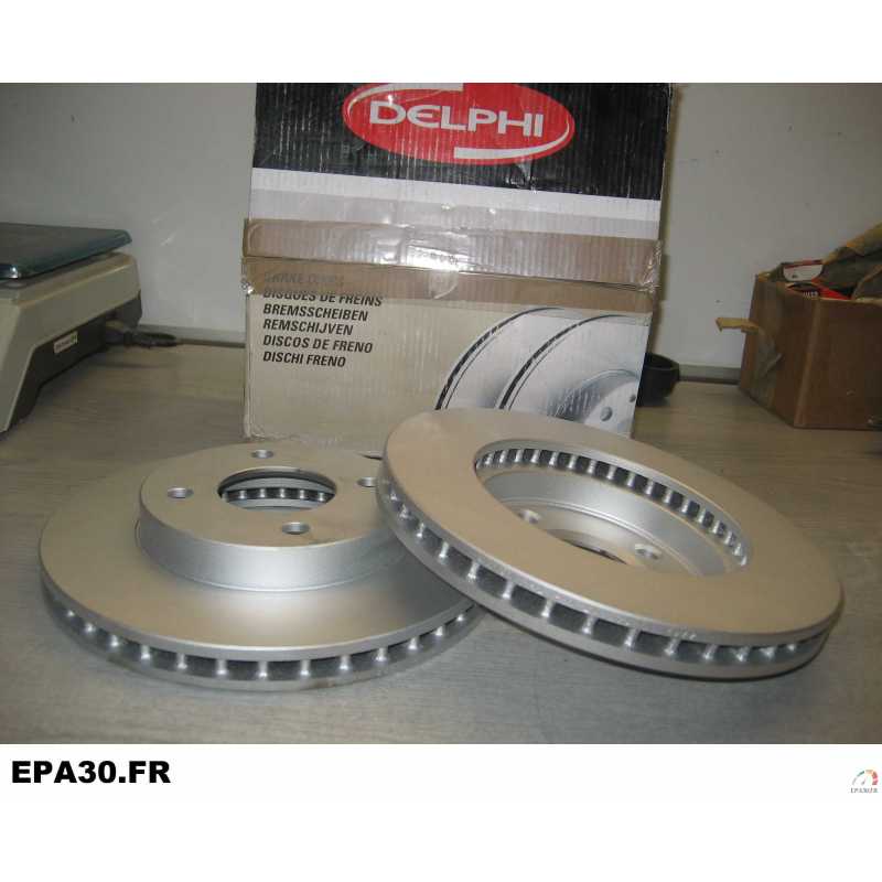 PAIRE DE DISQUES DE FREIN AVANT NISSAN MICRA NOTE TIIDA - EPA30