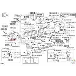 GARDE-BOUE AVANT GAUCHE CHAUFFEUR TOYOTA LAND CRUISER 120 de 08/04-08/09 - EPA30
