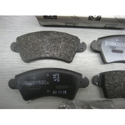 JEU DE 4 PLAQUETTES DE FREIN AVANT PEUGEOT 206  - EPA30