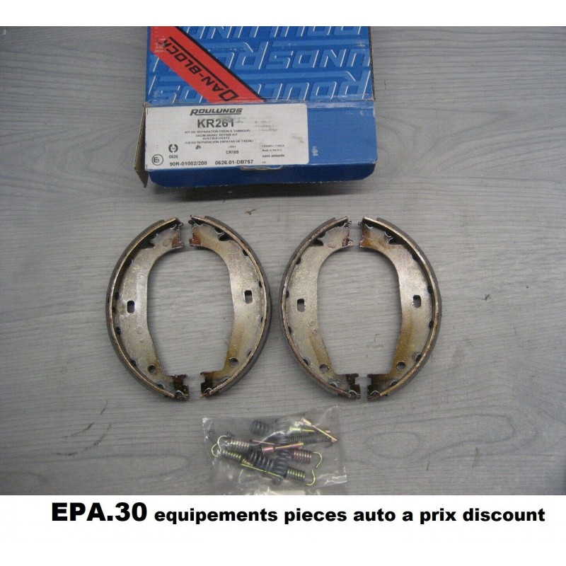 JEU DE 4 MACHOIRES DE FREIN ARRIERE BMW 3 E36 Z1 Z3 E36  - EPA30