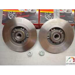 MDC2284 PAIRE DE DISQUES DE FREIN ARRIERE RENAULT GRAND SCENIC 3 SCENIC 3
