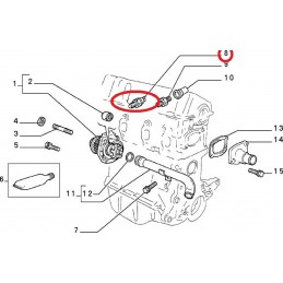 SONDE TEMPERATURE REFROIDISSEMENT LANCIA Y10  - EPA30