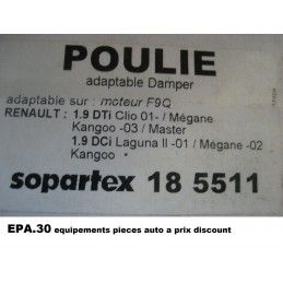 POULIE DAMPER RENAULT CLIO 2 KANGOO LAGUNA MEGANE SCENIC - EPA30