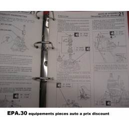 RTA CATALOGUE MANUEL ALFA REVISION BOITE DE VITESSES - PA49410 - EPA30