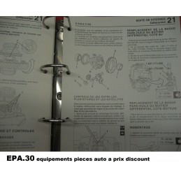 RTA CATALOGUE MANUEL ALFA REVISION BOITE DE VITESSES - PA49410 - EPA30