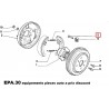AXE DE FREIN FIAT 126 BIS PANDA 4X2 4X4 UNO LANCIA DELTA  - EPA30