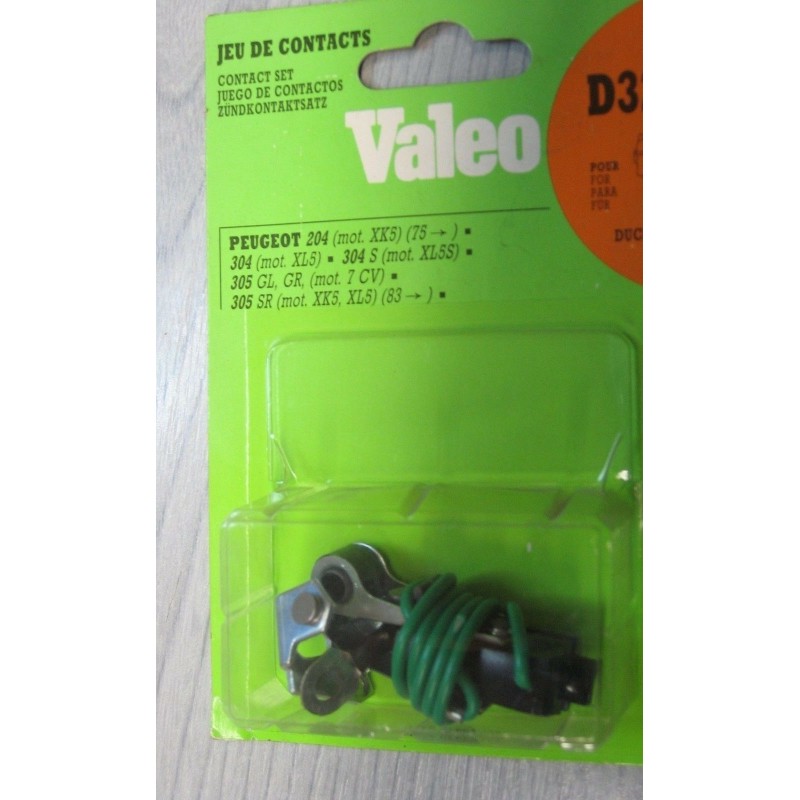 VIS PLATINES RUPTEURS PEUGEOT 204 304 305 - DUCELLIER - EPA30